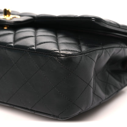 Chanel Lambskin Quilted Medium Double Flap Black 10 of 10