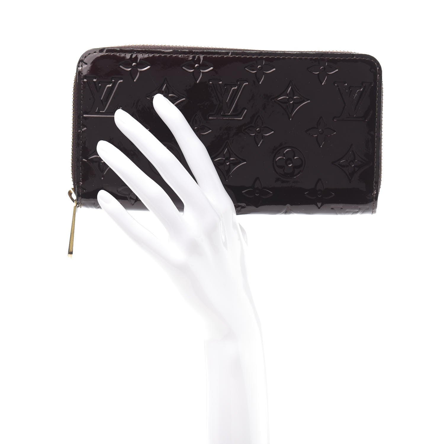Louis Vuitton Vernis Zippy Wallet Amarante 2 of 10