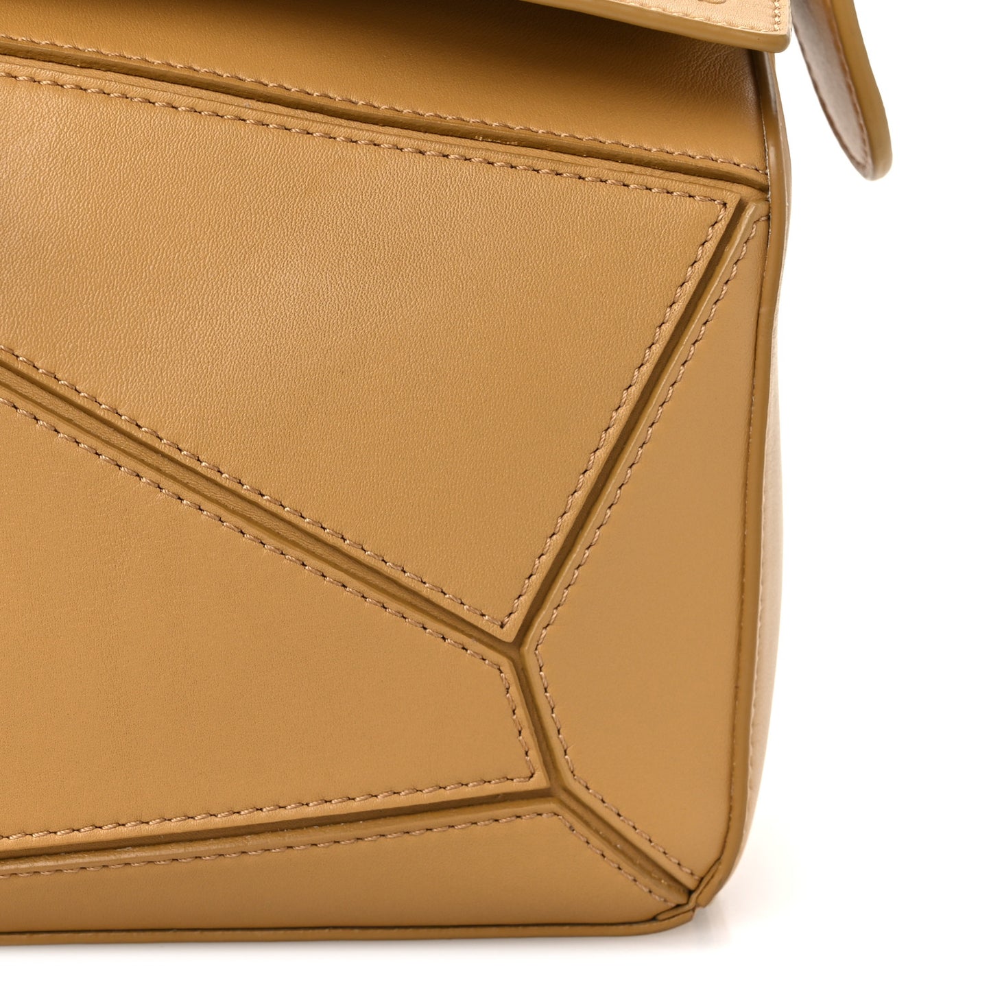 Calfskin Small Puzzle Bag Sahara