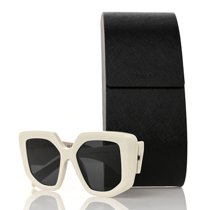 Prada Acetate Symbole Sunglasses SPR 14Z Talc 7 of 7