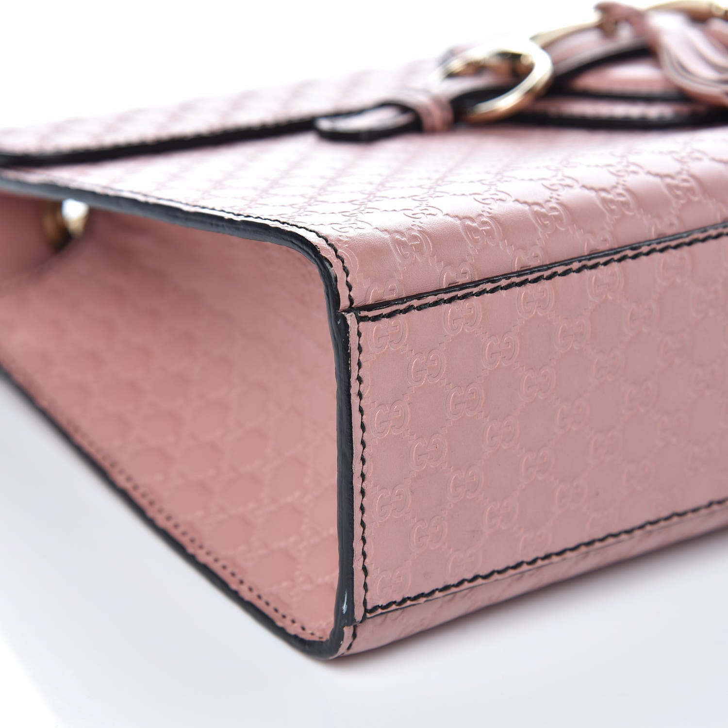 Gucci Microguccissima Medium Emily Chain Shoulder Bag Soft Pink 8 of 12