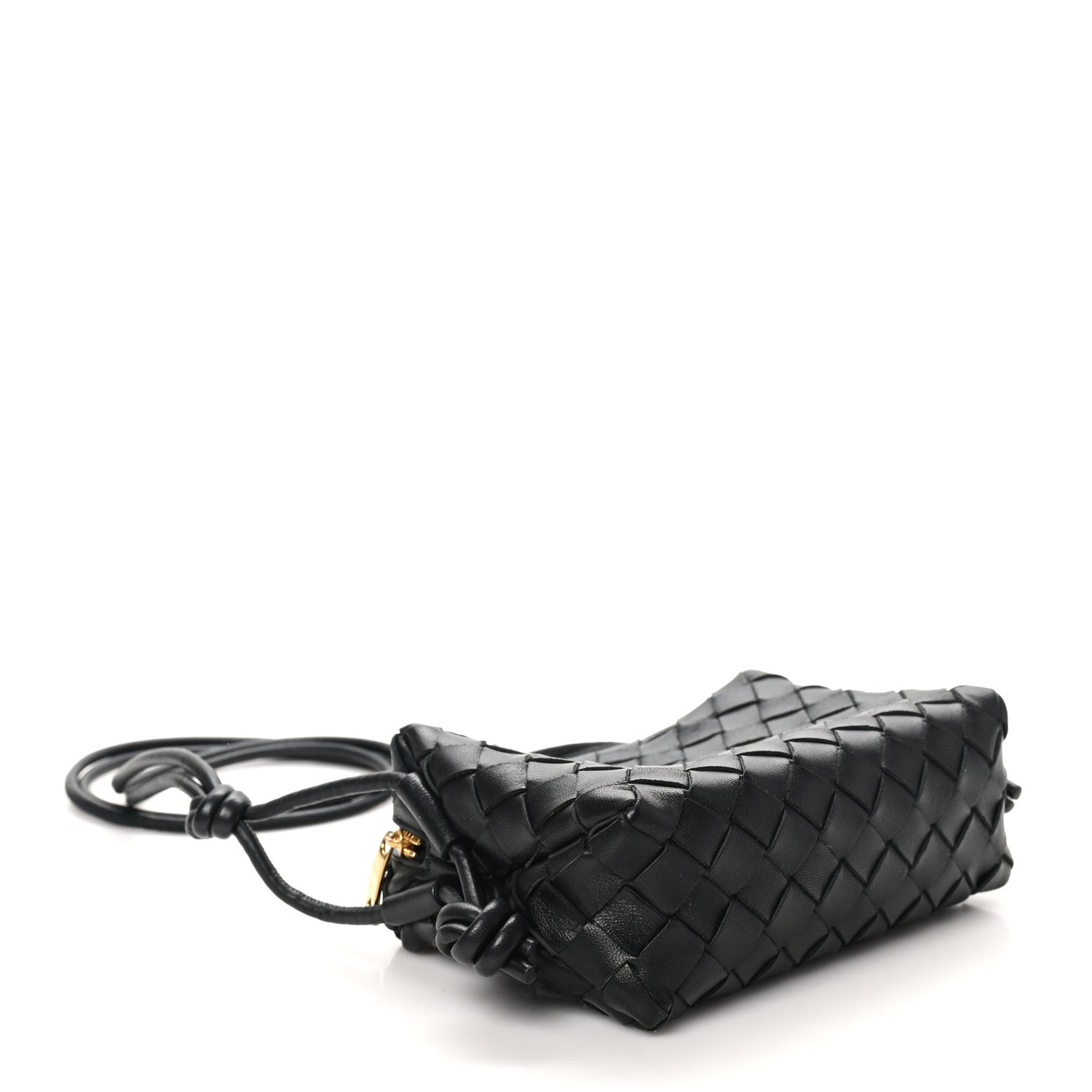 Bottega Veneta Nappa Intrecciato Mini Loop Camera Bag Black 4 of 10