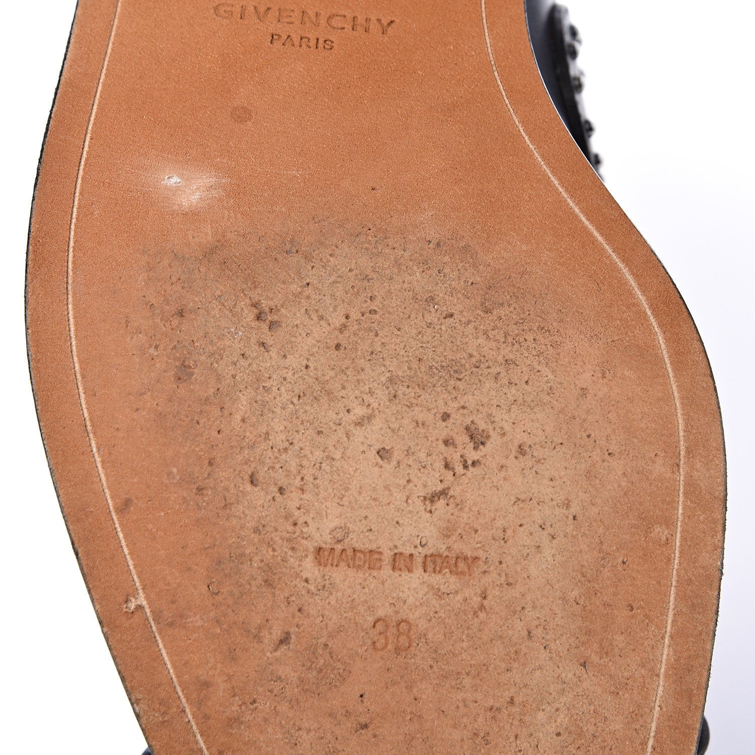 Givenchy Calfskin Studded Prue Buckle Bootie 38 Black 10 of 18