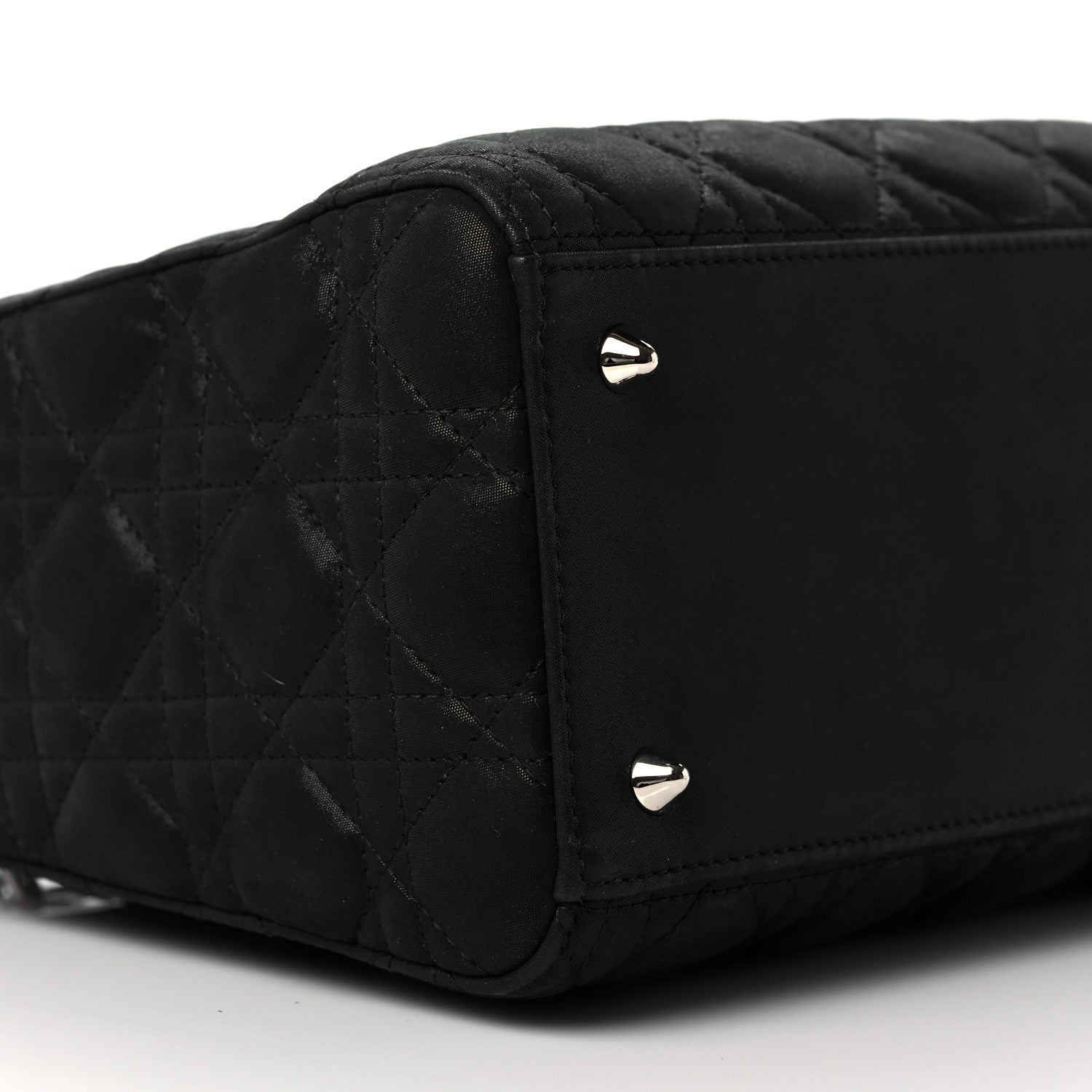 Christian Dior Satin Cannage Medium Lady Dior Black 8 of 10