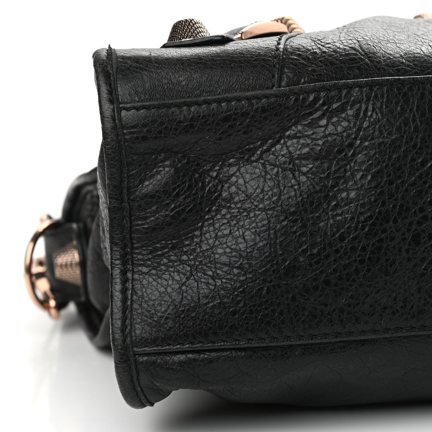 Agneau Giant 21 Rose Gold Hardware City Black