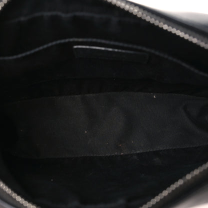 Saint Laurent Calfskin Matelasse Monogram Monochrome Lou Camera Bag Black 5 of 12
