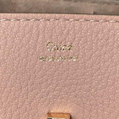 Chloe Grained Lambskin Mini Drew Crossbody Backpack Cement Pink 5 of 9