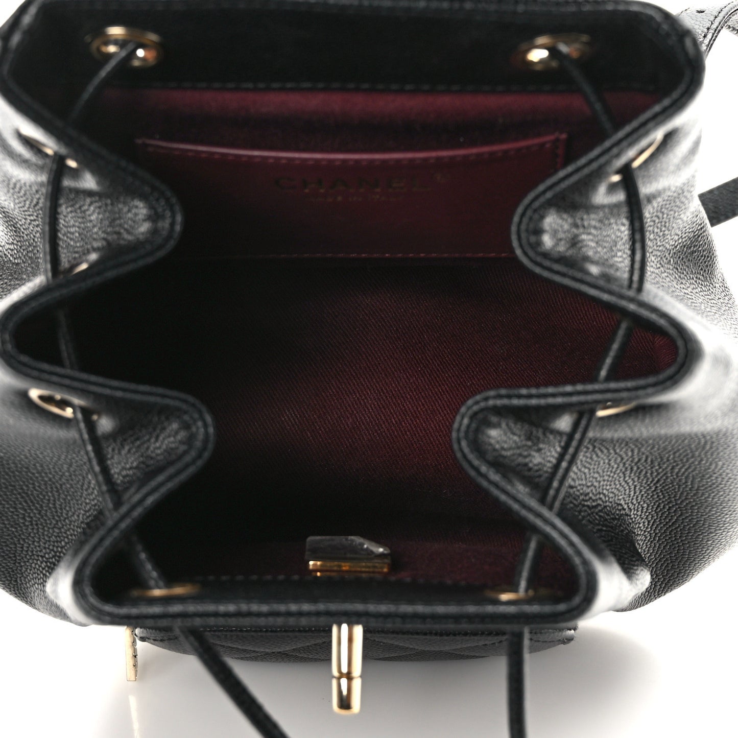Caviar Quilted Mini Business Affinity Backpack Black