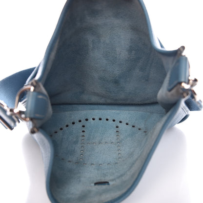 Hermes Taurillon Clemence Evelyne III GM Blue Jean 5 of 9