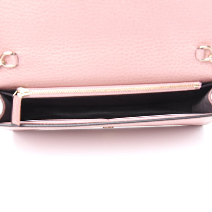 Gucci Dollar Calfskin Medium Betty Chain Wallet Soft Pink 5 of 9