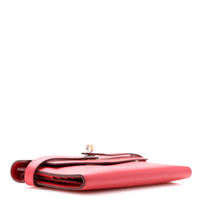 Hermes Epsom Kelly Tri-Fold Wallet Rouge Vif 4 of 13