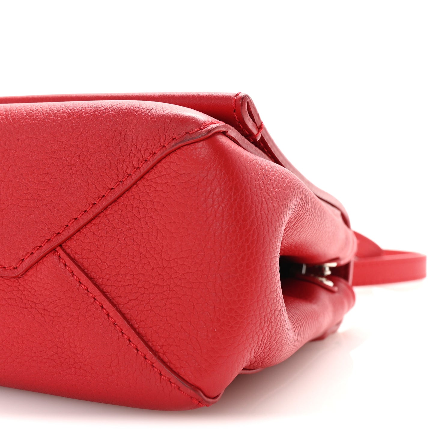 Calfskin Lockme II Chain Bag BB Rubis