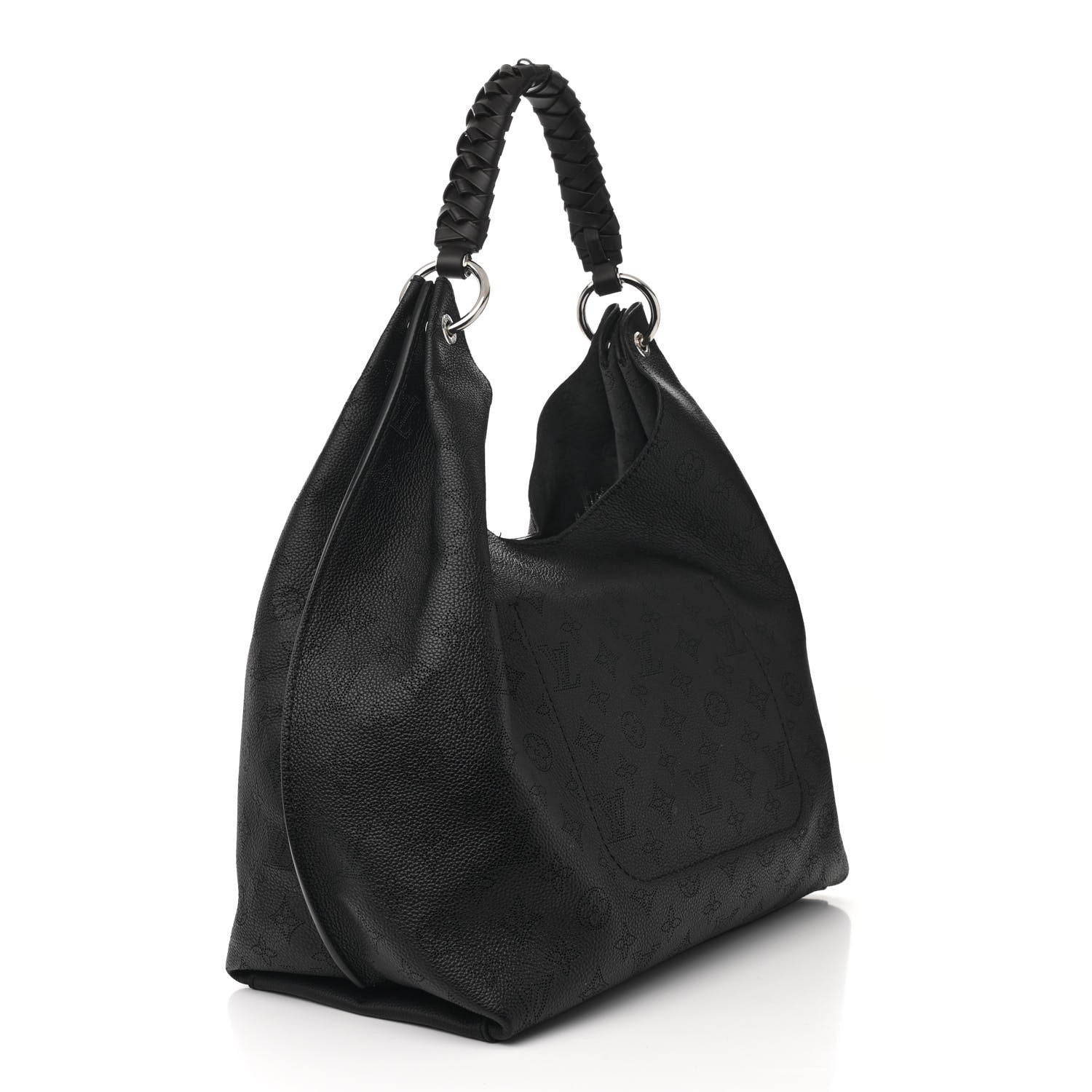 Louis Vuitton Mahina Carmel Hobo Black 2 of 12