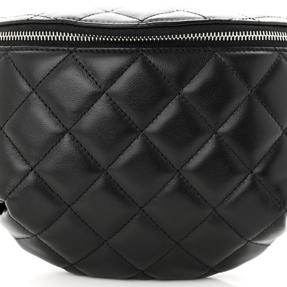 Chanel Calfskin Quilted Waist Belt Bag Black 8 of 10