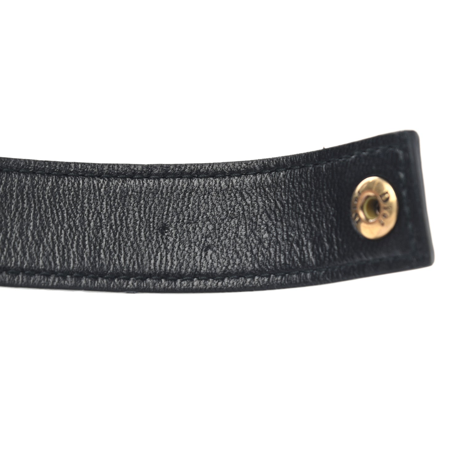 Christian Dior Lambskin Cannage Dioraddict Wristlet Clutch Black 9 of 10
