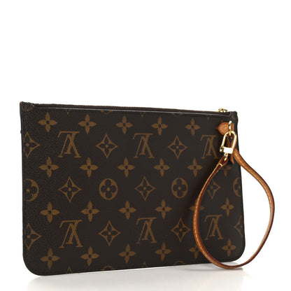 Louis Vuitton Monogram Neverfull MM GM Pochette Fuchsia 2 of 6
