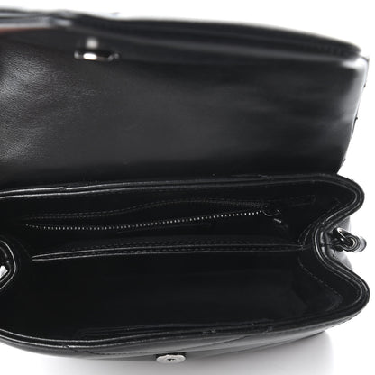 Saint Laurent Calfskin Y Quilted Monogram Toy Loulou Crossbody Bag Black 5 of 10