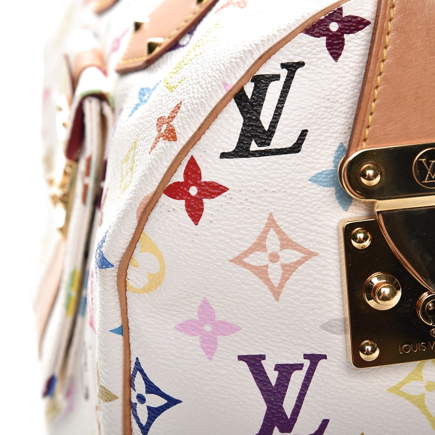 Louis Vuitton Monogram Multicolor Speedy 30 White 10 of 13