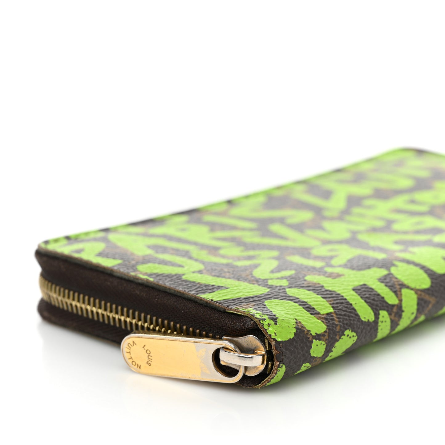 Monogram Graffiti Zippy Wallet Green