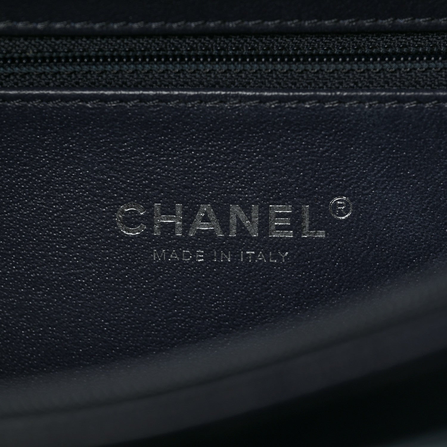 Chanel Iridescent Caviar Quilted Medium CC Filigree Vanity Case Dark Turquoise 6 of 9