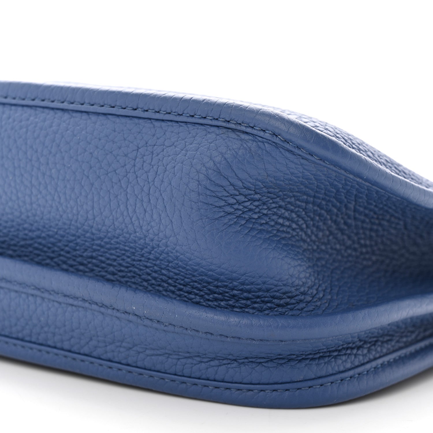 Hermes Taurillon Clemence Evelyne III PM Bleu Brighton 10 of 12