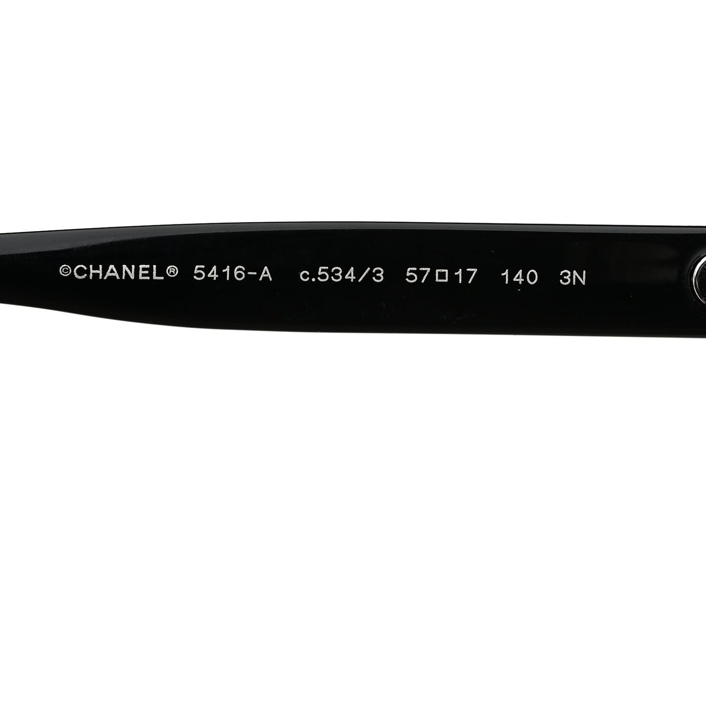 Acetate Oval Sunglasses 5416 Black Beige