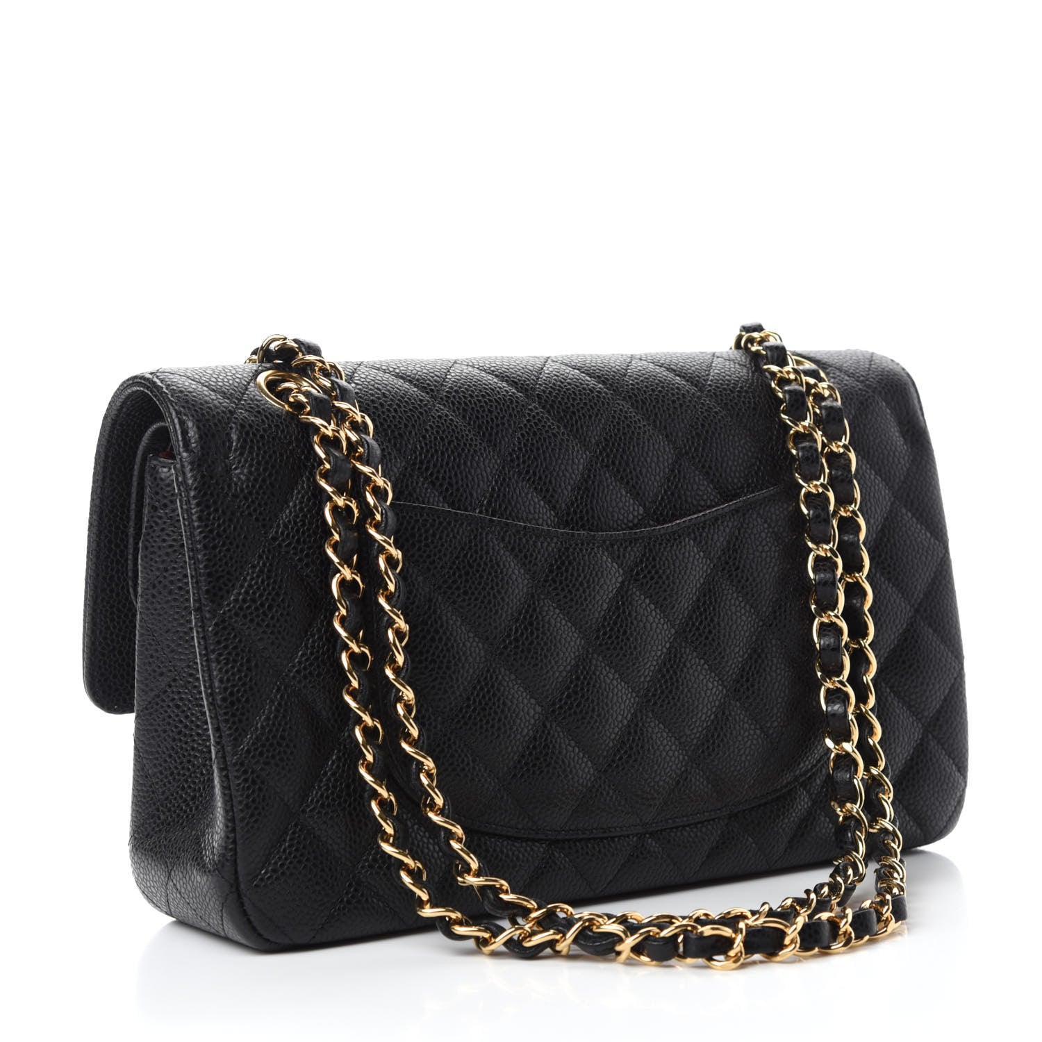 Chanel Caviar Quilted Medium Double Flap Black 3 of 11