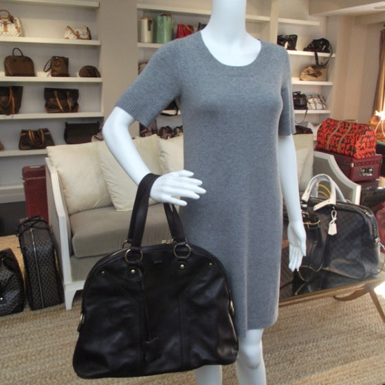 Leather Large Muse Chocolate Brown