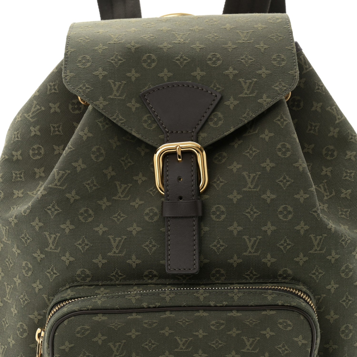 Louis Vuitton Mini Monogram Montsouris GM Backpack Kaki 8 of 10