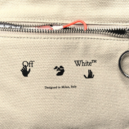Off-White Canvas Small Commercial Tote Beige 6 of 8
