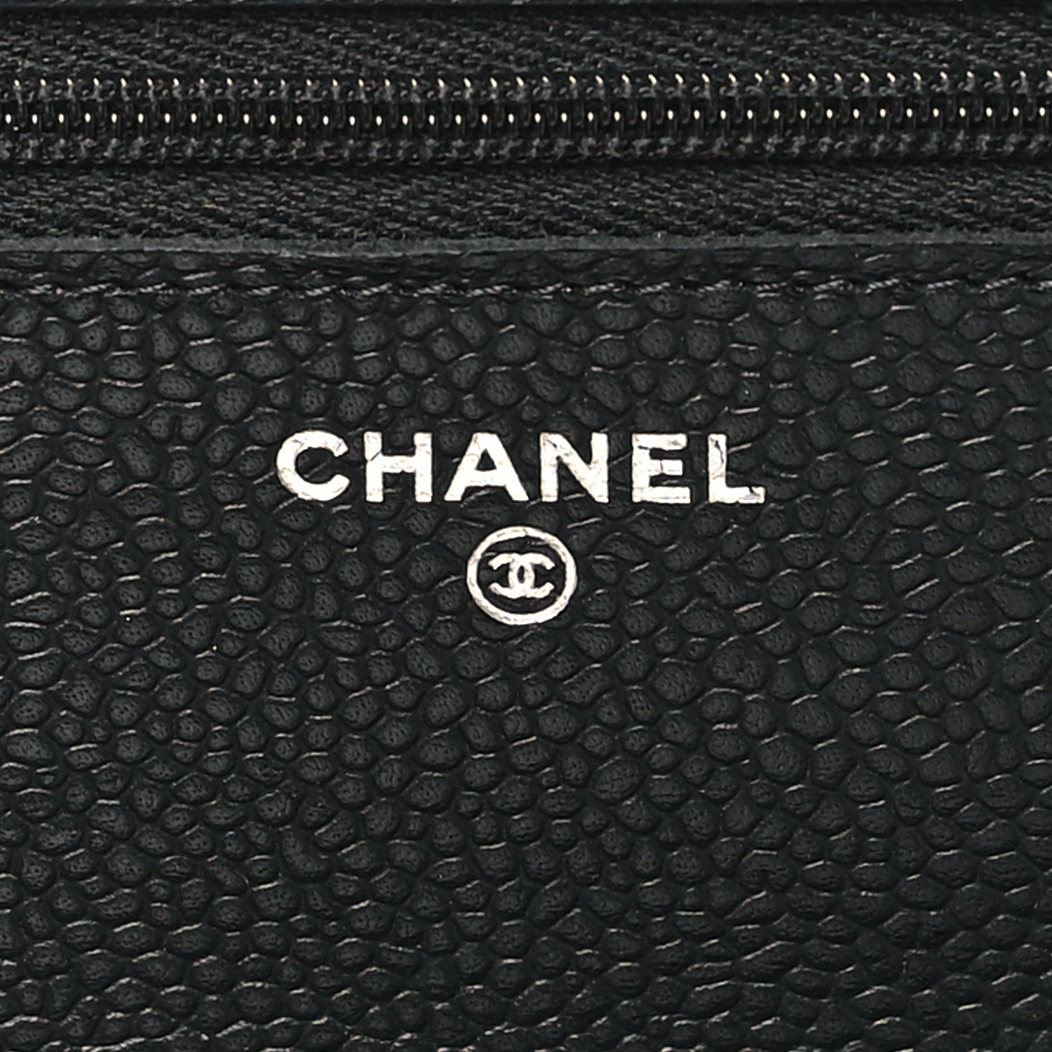 Chanel Caviar Quilted Wallet on Chain WOC Black 6 of 11