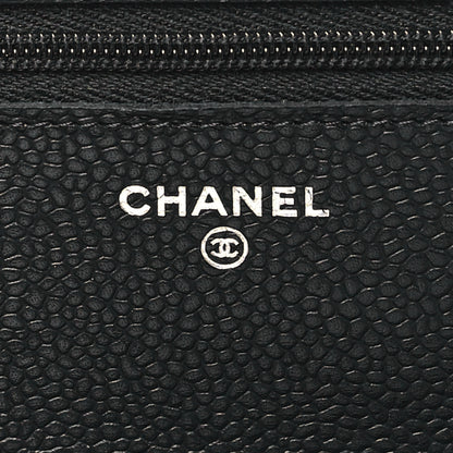 Chanel Caviar Quilted Wallet on Chain WOC Black 6 of 11