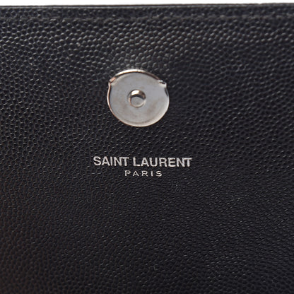 Saint Laurent Grain De Poudre Studded Medium Monogram Kate Satchel Black 9 of 11