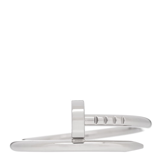 18K White Gold Small Juste Un Clou Ring 56 7.5