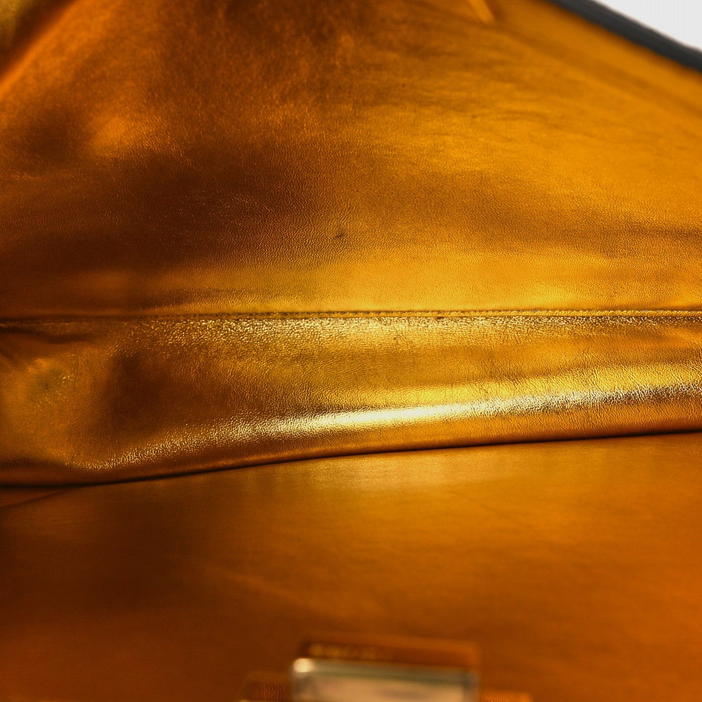 Suede Medium Peekaboo I See U Satchel Moresco Oro Chiaro