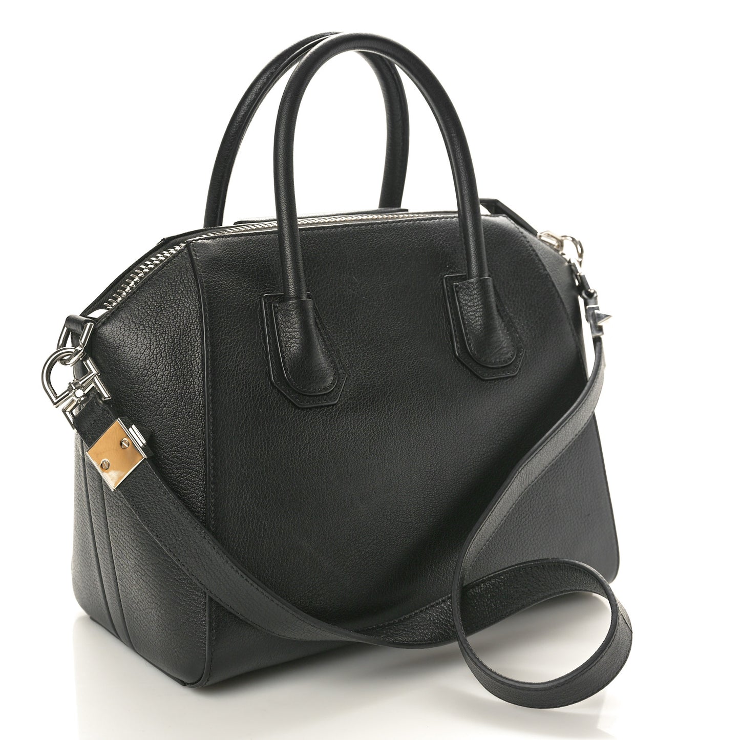 Sugar Goatskin Small Antigona Black