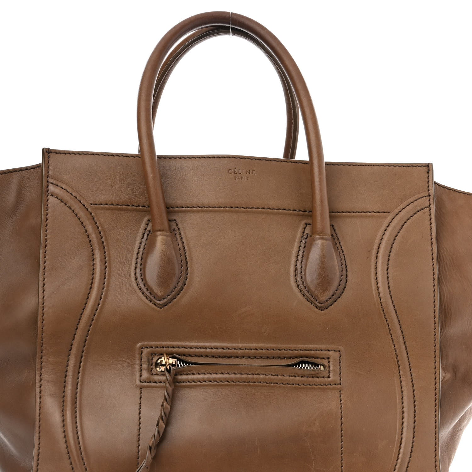 Celine Smooth Calfskin Medium Phantom Luggage Tan 8 of 22