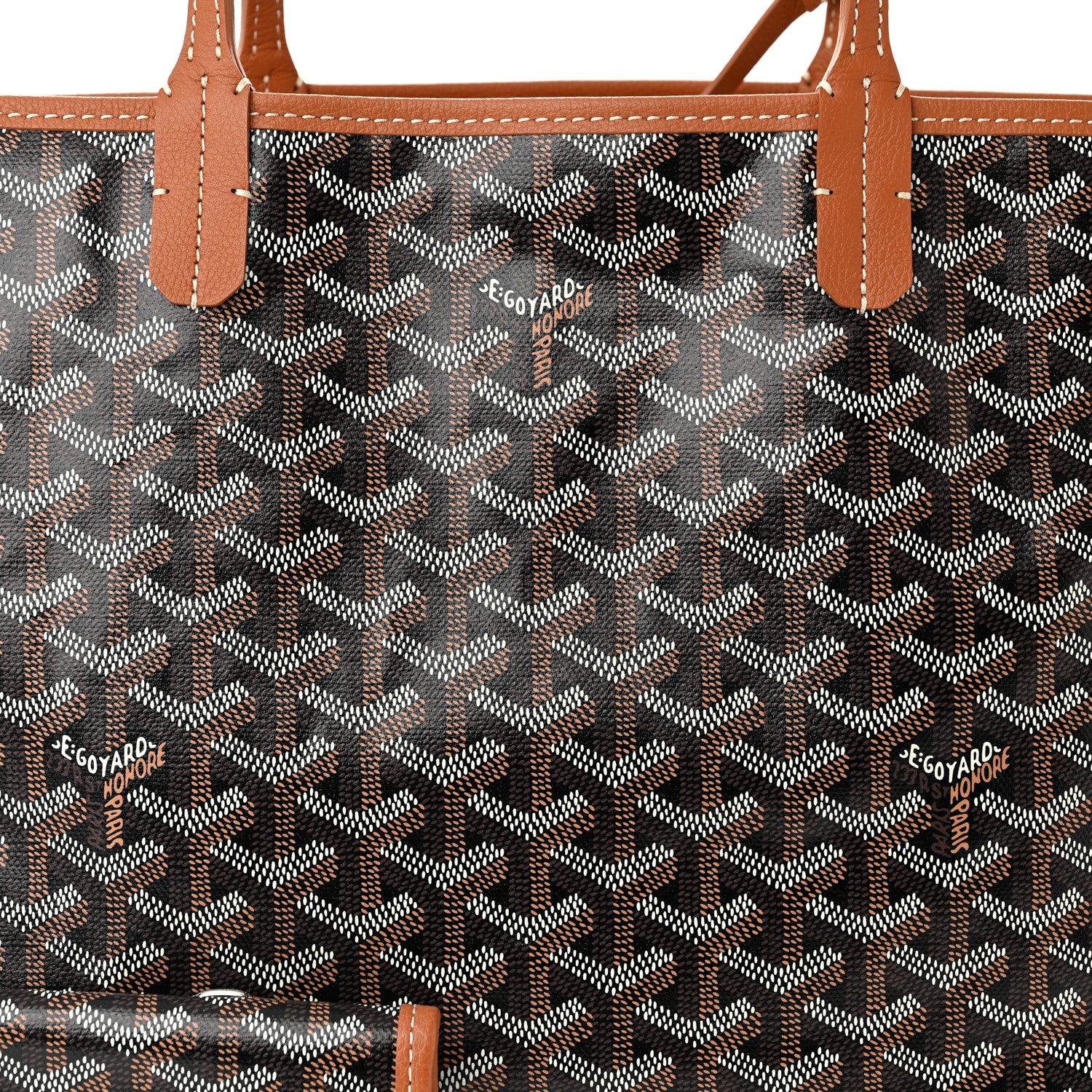 Goyard Goyardine Saint Louis PM Black Gold 8 of 10