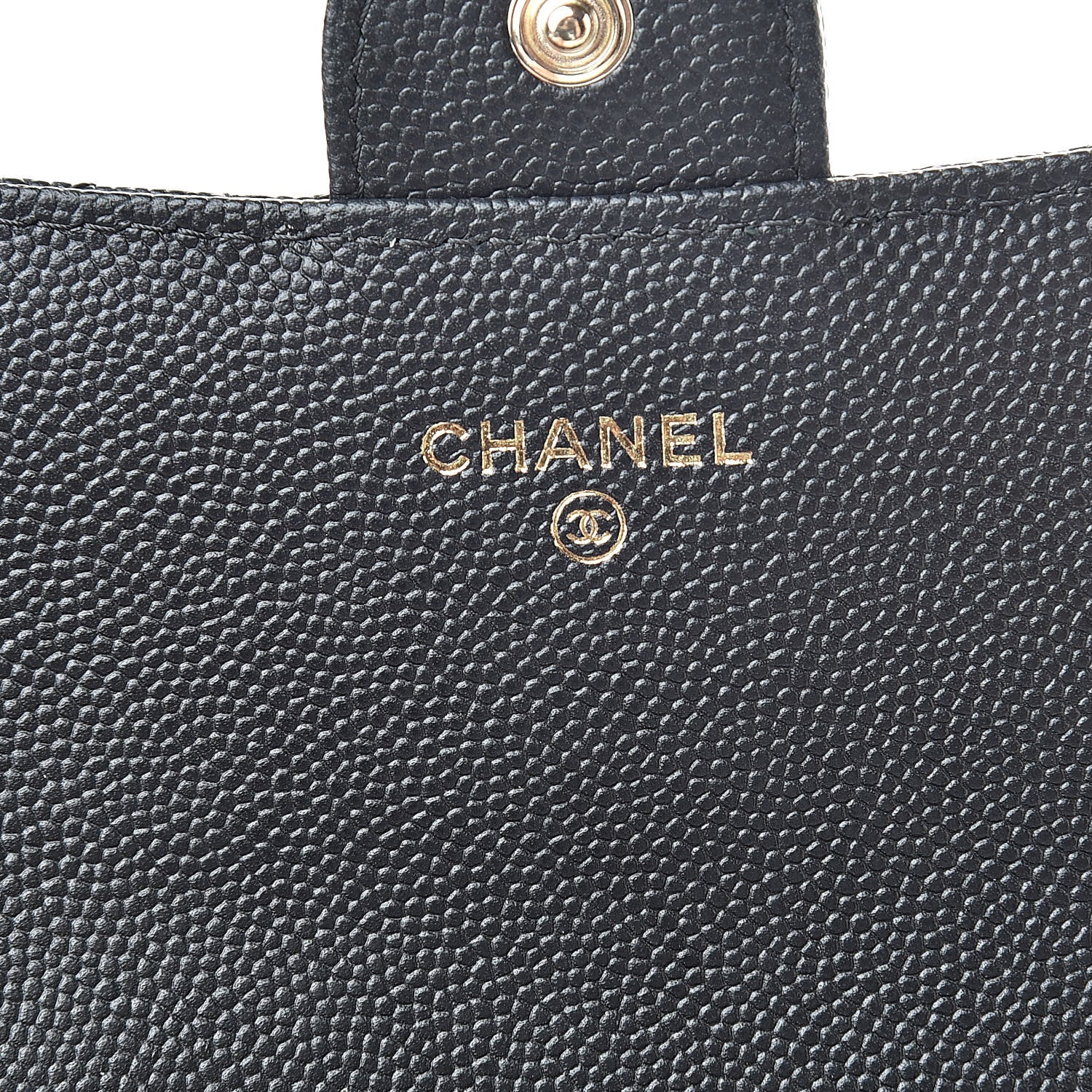 Chanel Caviar Quilted Medium Flap Wallet Black 6 of 9