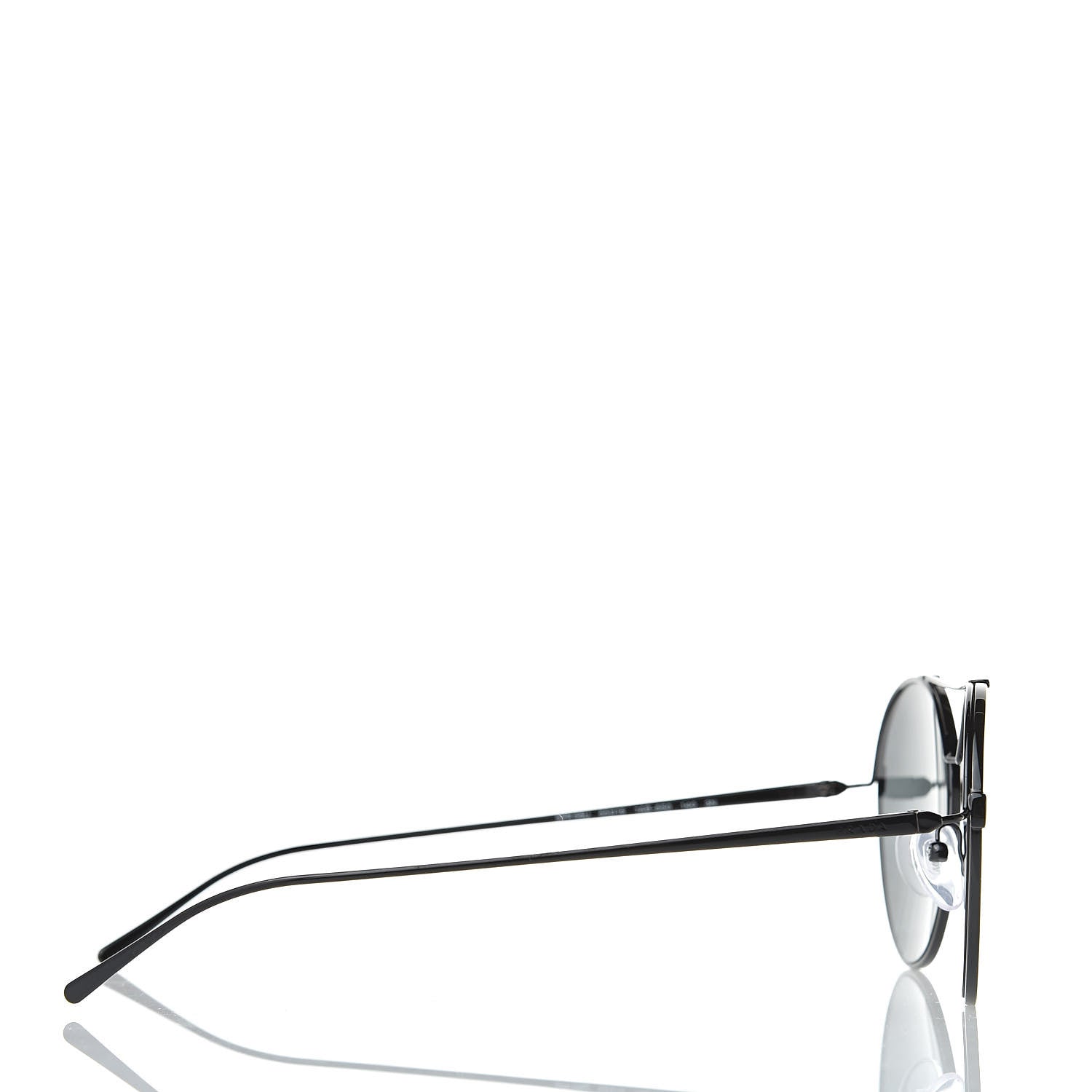 Prada Round Sunglasses SP 56U Black 3 of 8