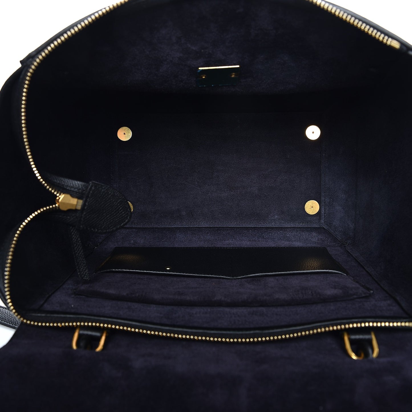 Grained Calfskin Mini Belt Bag Black