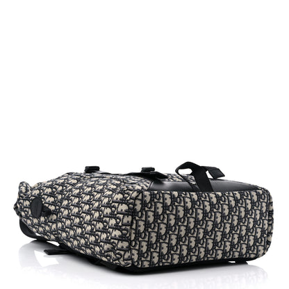 Christian Dior Oblique Explorer Backpack Blue Black 4 of 9