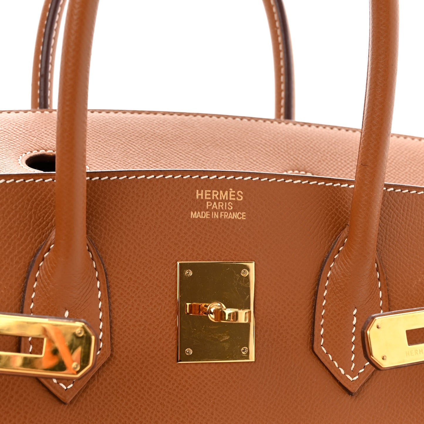 Epsom Birkin 35 Gold