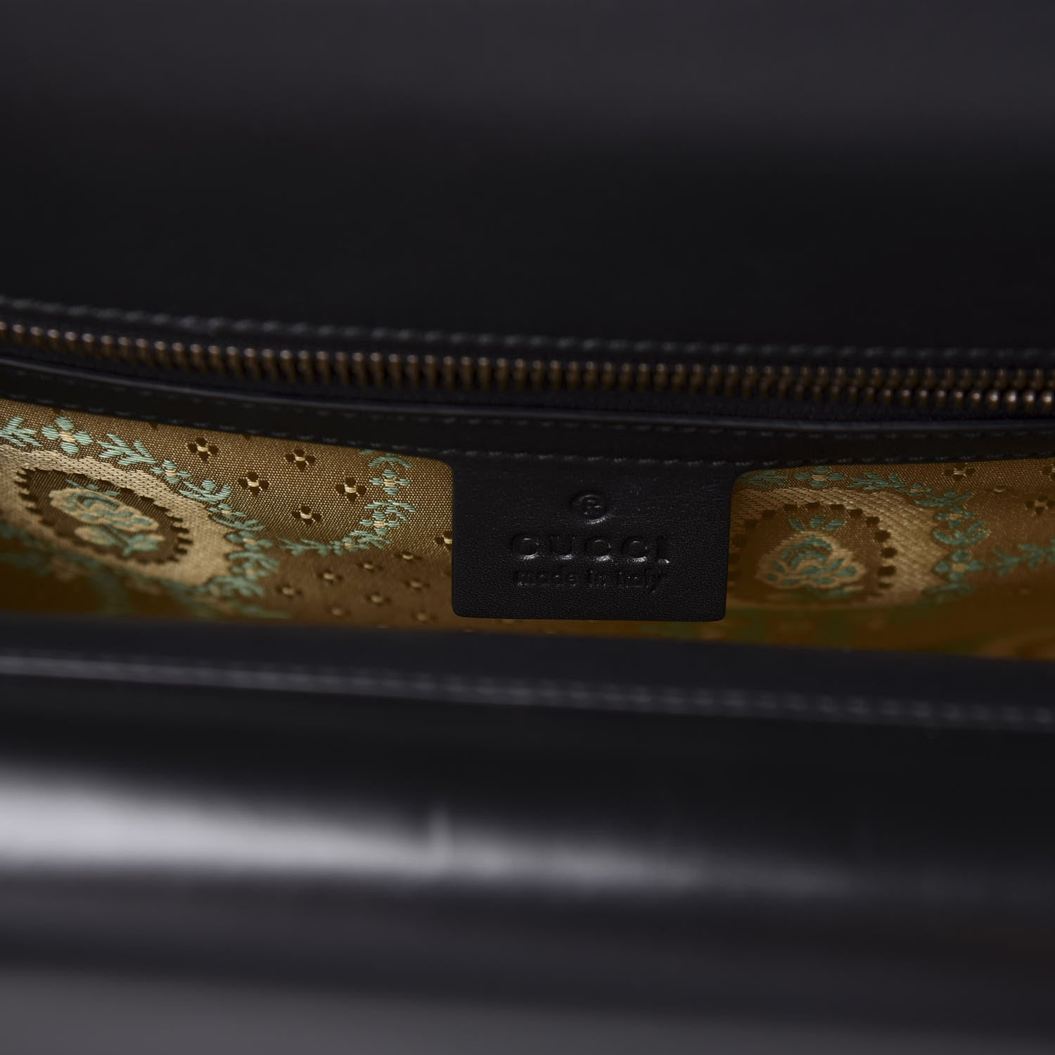 Gucci Smooth Calfskin Medium Ottilia Top Handle Bag Black 8 of 11