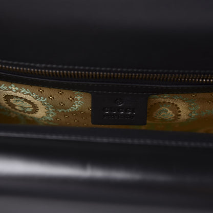 Gucci Smooth Calfskin Medium Ottilia Top Handle Bag Black 8 of 11