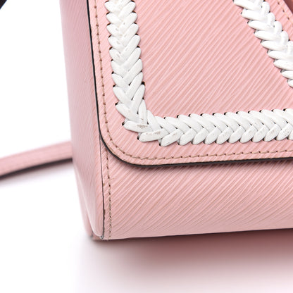 Louis Vuitton Epi Whipstitch Heart Twist Shoulder Bag MM Rose Ballerine 7 of 13