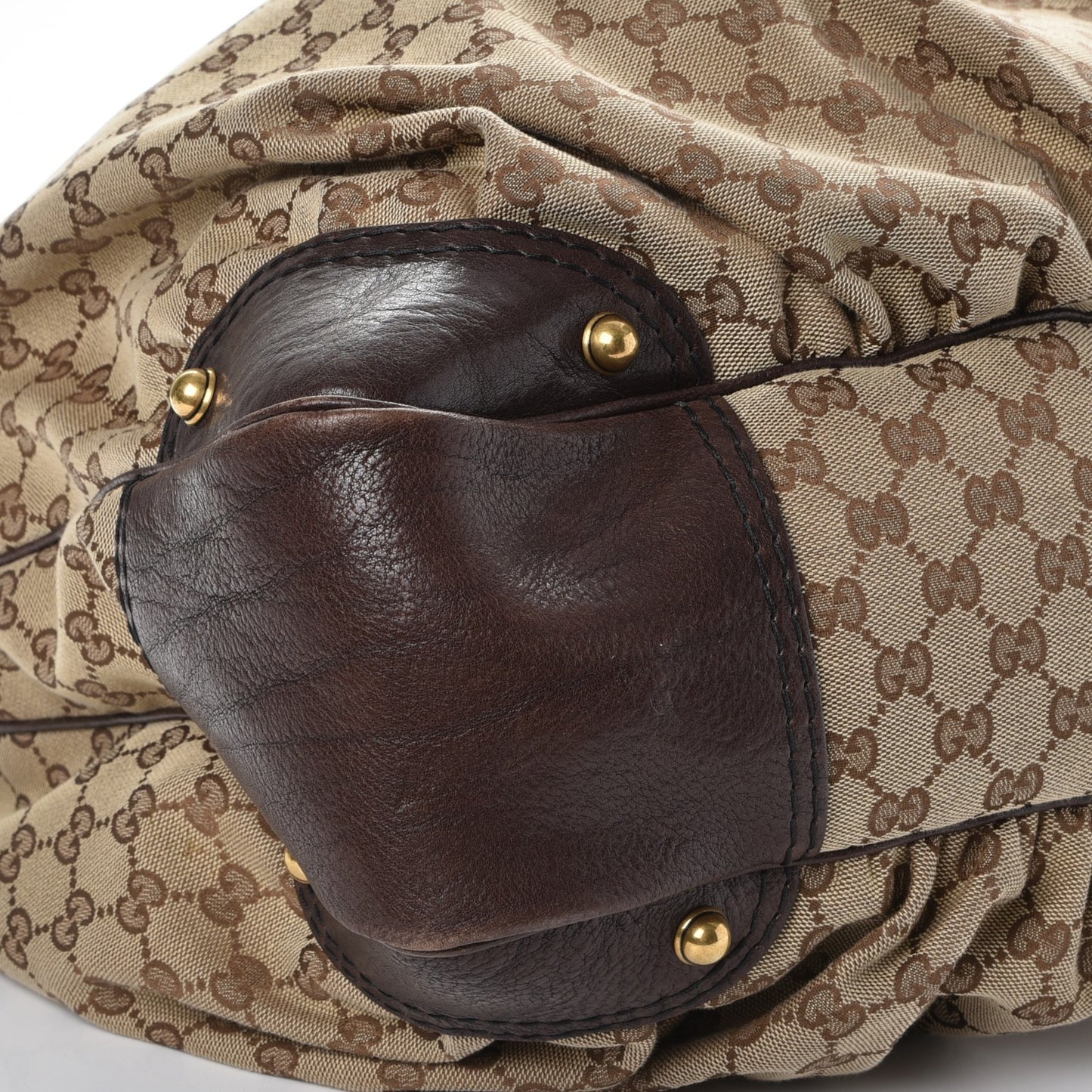 Monogram Large Jockey Hobo Dark Brown