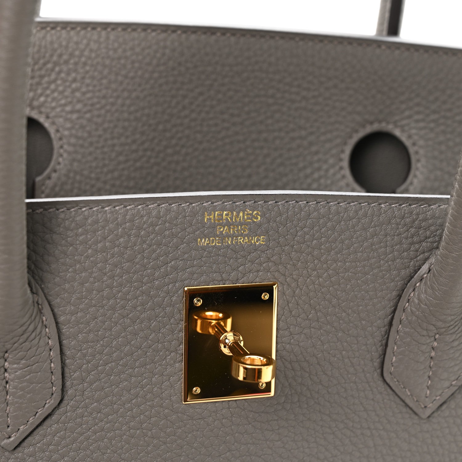 Hermes Togo Birkin 40 Gris Meyer 5 of 10