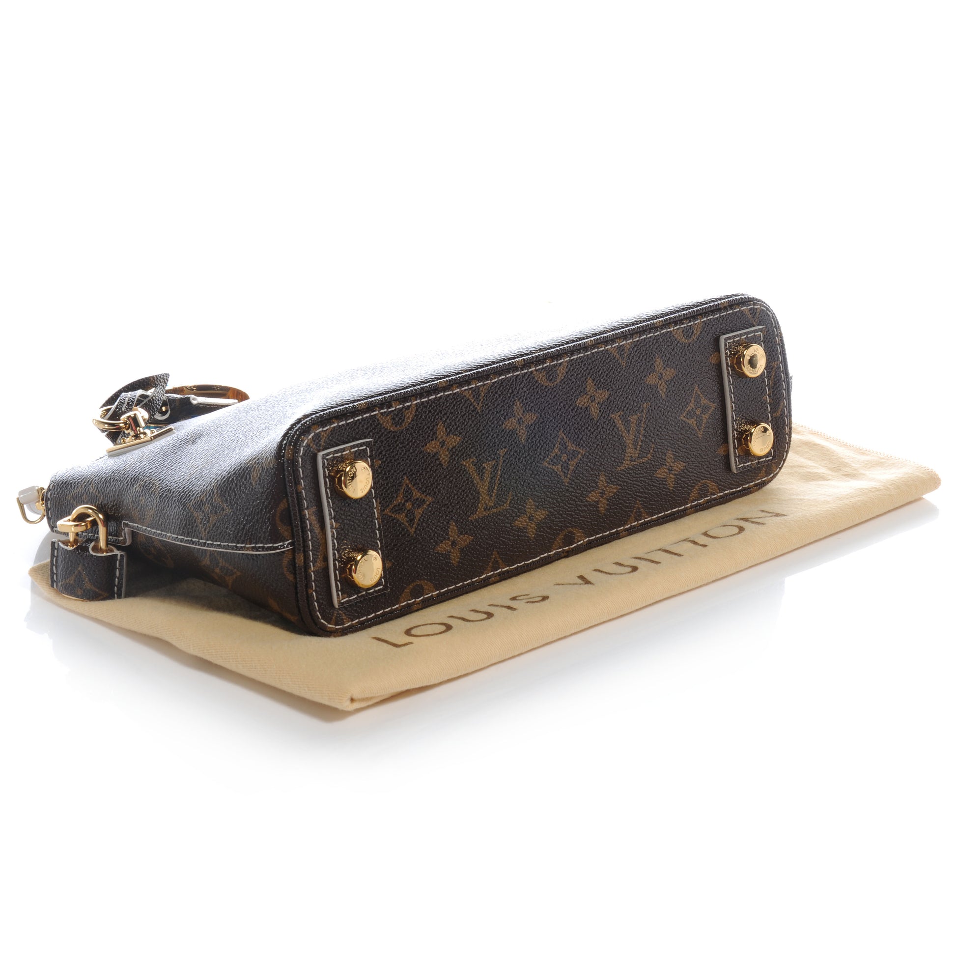 Louis Vuitton Monogram Shine Fetish Lockit Clutch 4 of 7