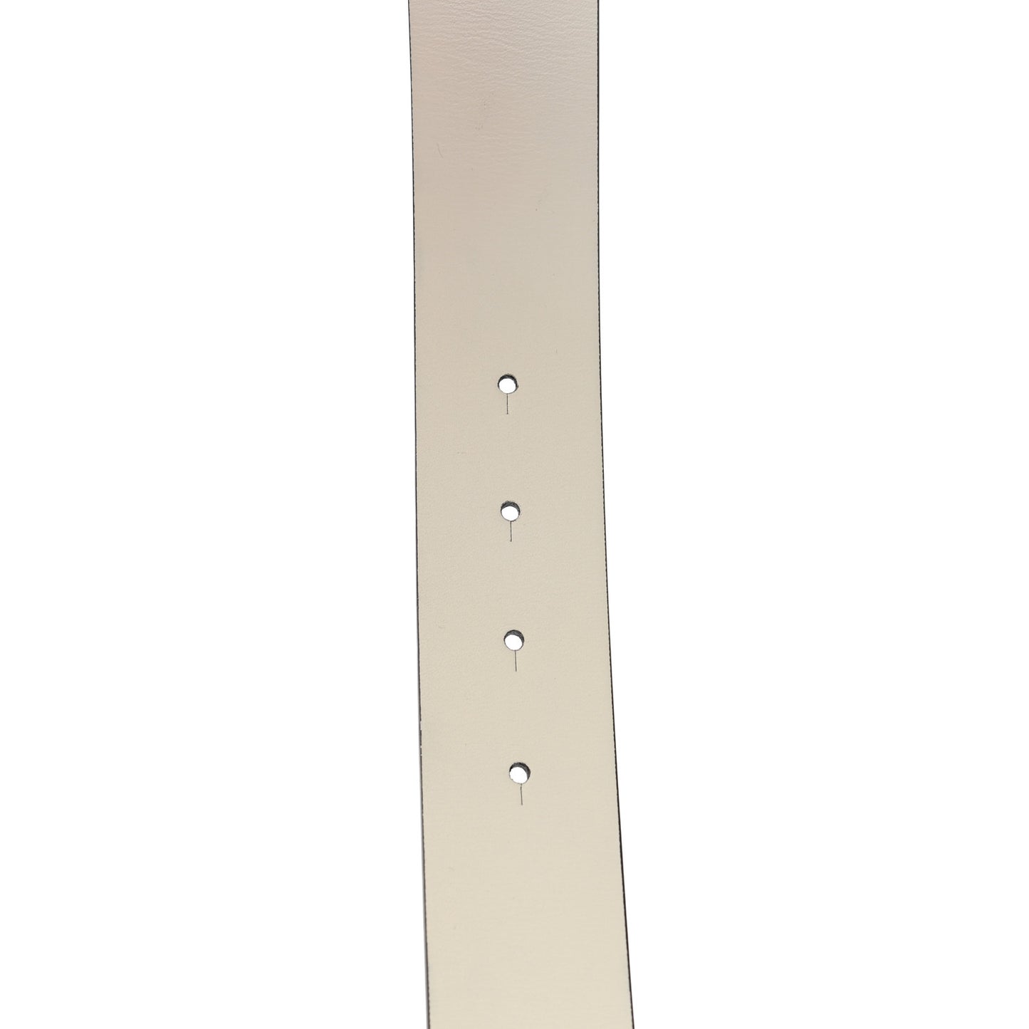 Patent Calfskin CC Reversible Belt 95 Black White